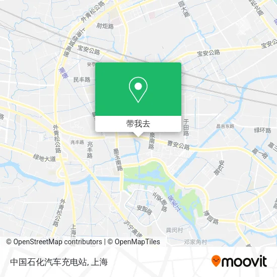 中国石化汽车充电站地图