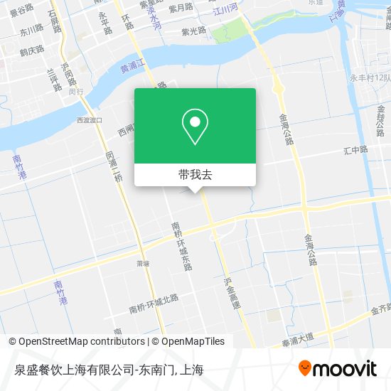泉盛餐饮上海有限公司-东南门地图