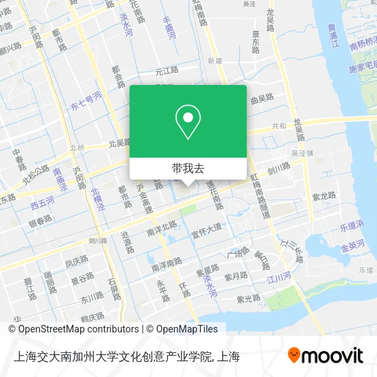 上海交大南加州大学文化创意产业学院地图