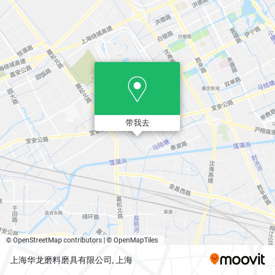 上海华龙磨料磨具有限公司地图