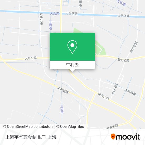 上海宇华五金制品厂地图