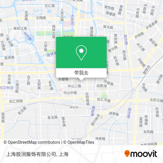 上海股润服饰有限公司地图