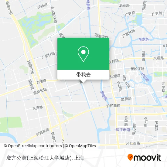 魔方公寓(上海松江大学城店)地图