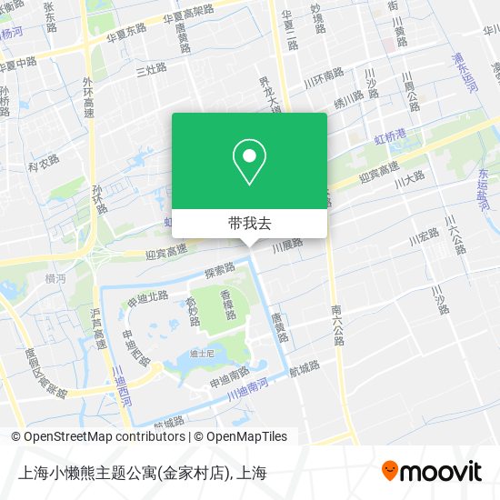 上海小懒熊主题公寓(金家村店)地图