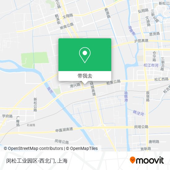 闵松工业园区-西北门地图