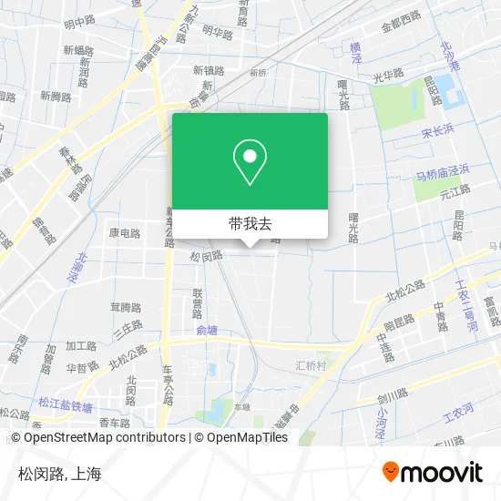 松闵路地图
