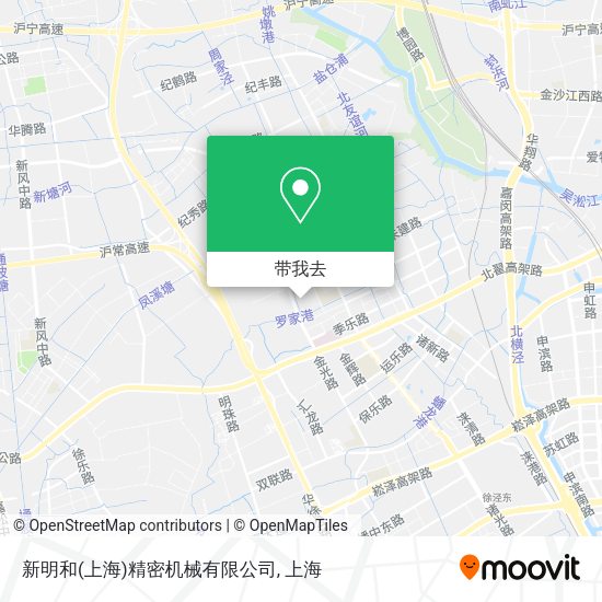 新明和(上海)精密机械有限公司地图