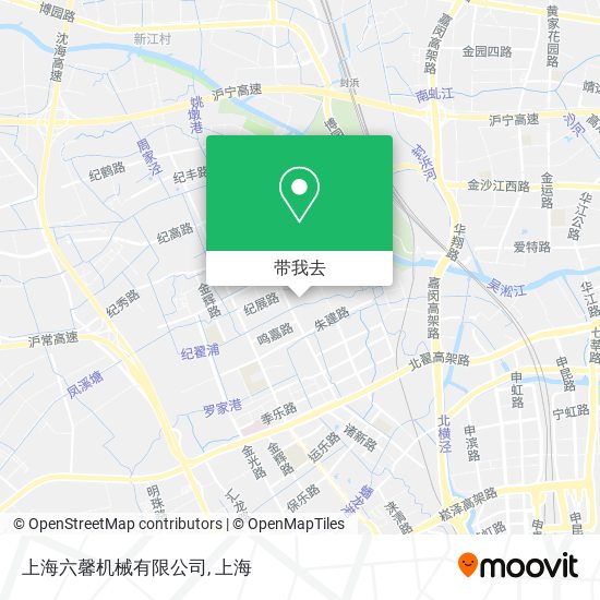 上海六馨机械有限公司地图