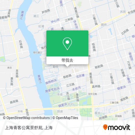 上海青客公寓景舒苑地图