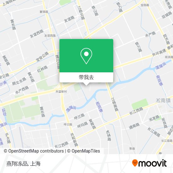 燕翔冻品地图