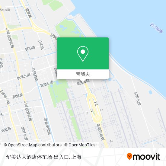 华美达大酒店停车场-出入口地图