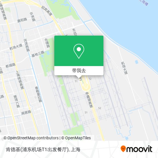 肯德基(浦东机场T1出发餐厅)地图