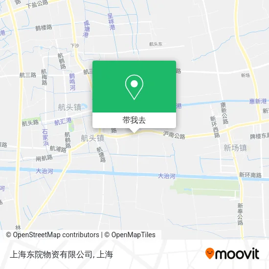 上海东院物资有限公司地图