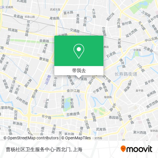 曹杨社区卫生服务中心-西北门地图