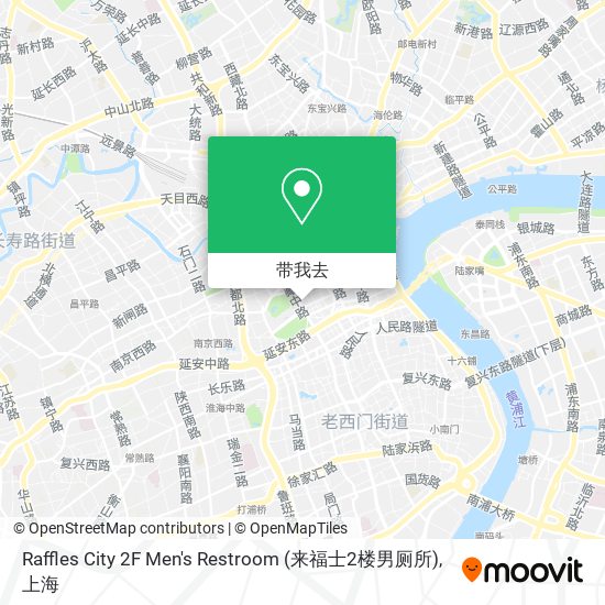 Raffles City 2F Men's Restroom (来福士2楼男厕所)地图
