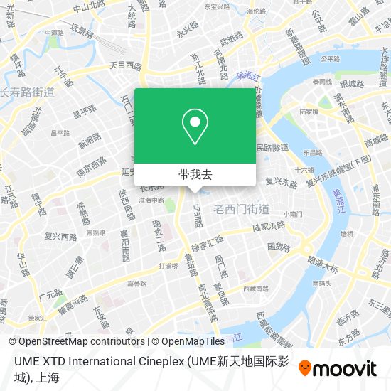 UME XTD International Cineplex (UME新天地国际影城)地图