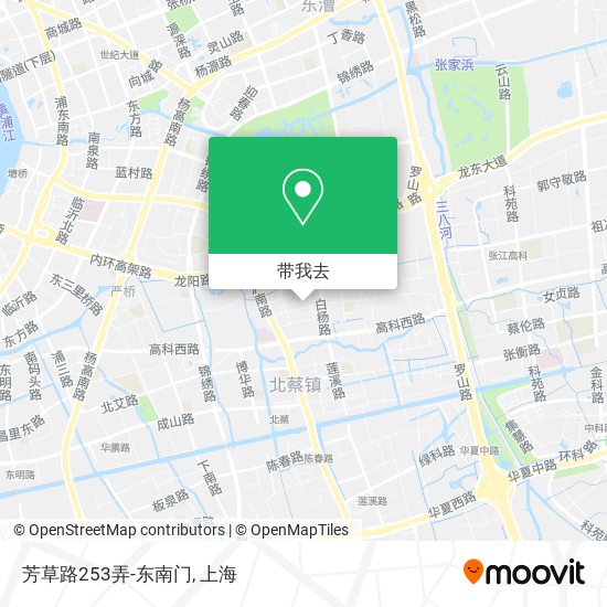 芳草路253弄-东南门地图