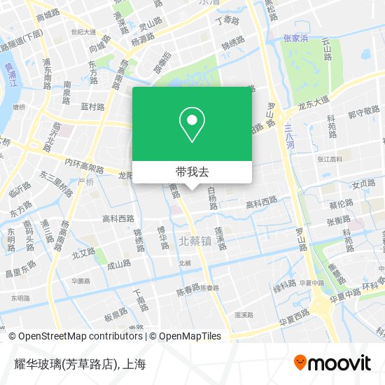 耀华玻璃(芳草路店)地图