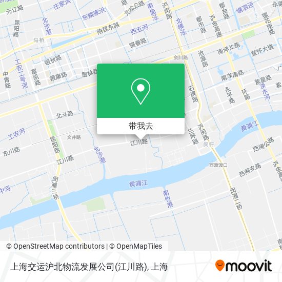上海交运沪北物流发展公司(江川路)地图