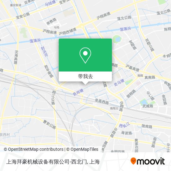 上海拜豪机械设备有限公司-西北门地图