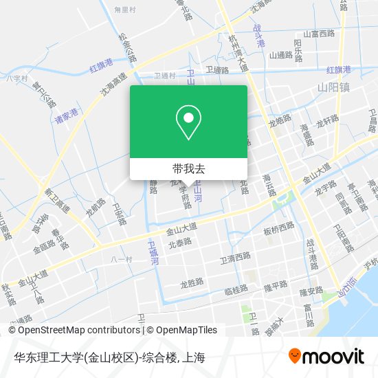 华东理工大学(金山校区)-综合楼地图
