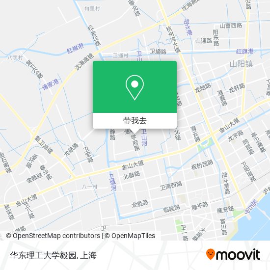 华东理工大学毅园地图