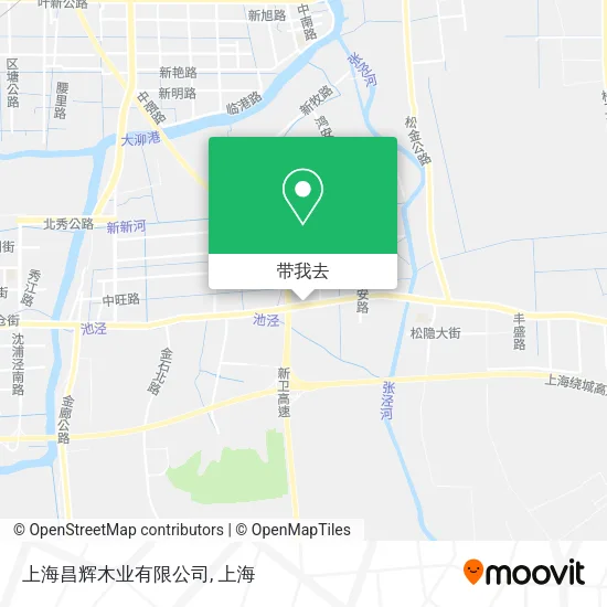 上海昌辉木业有限公司地图