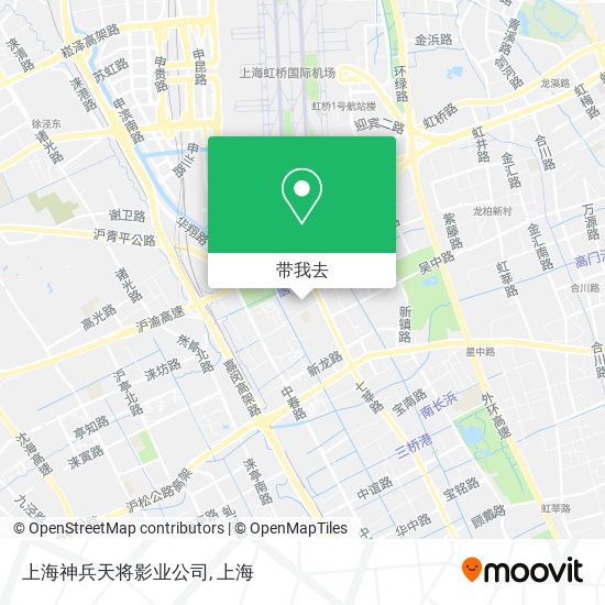 上海神兵天将影业公司地图