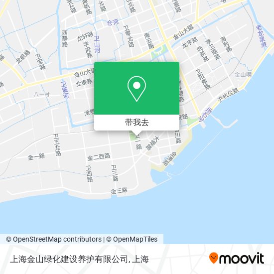 上海金山绿化建设养护有限公司地图