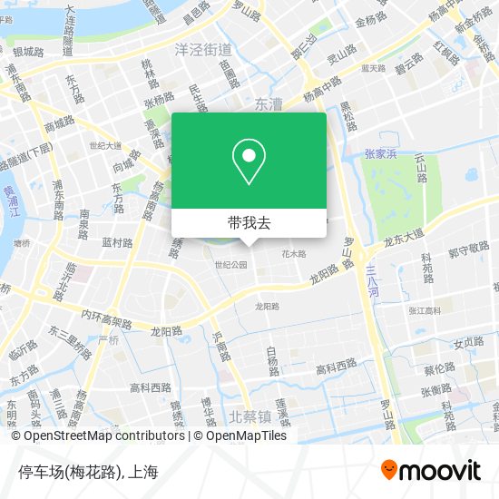 停车场(梅花路)地图