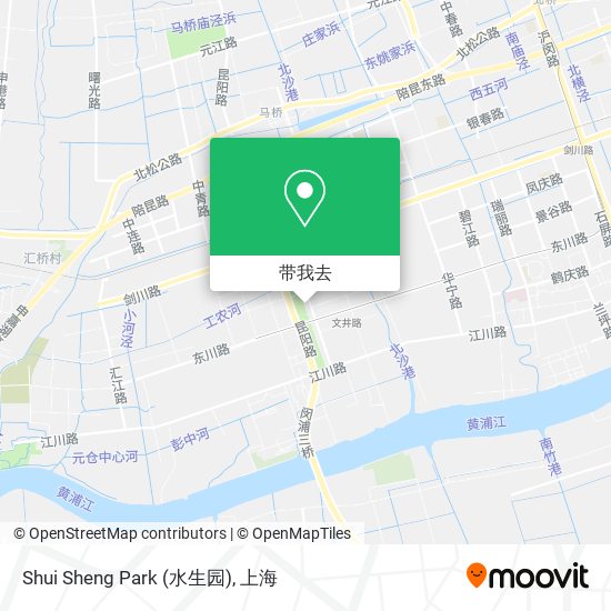 Shui Sheng Park (水生园)地图