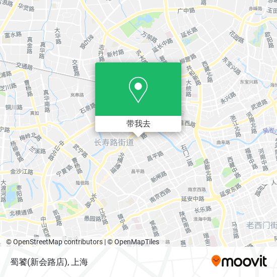 蜀饕(新会路店)地图