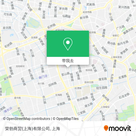 荣勃商贸(上海)有限公司地图