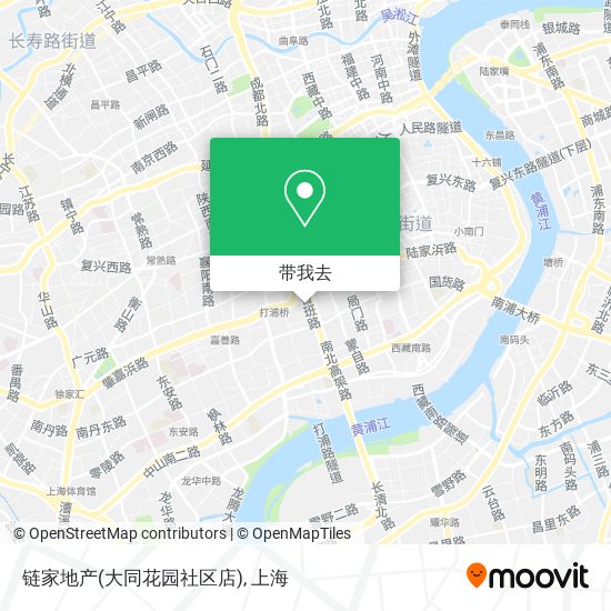 链家地产(大同花园社区店)地图