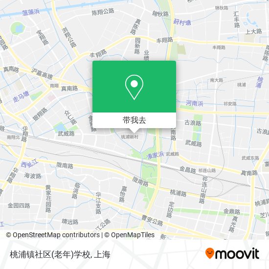 桃浦镇社区(老年)学校地图