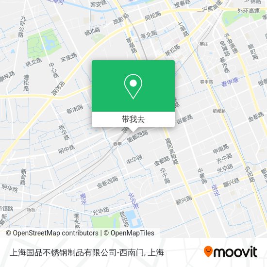 上海国品不锈钢制品有限公司-西南门地图