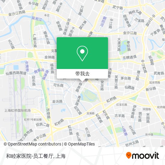 和睦家医院-员工餐厅地图