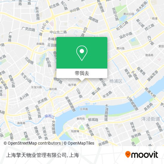 上海擎天物业管理有限公司地图