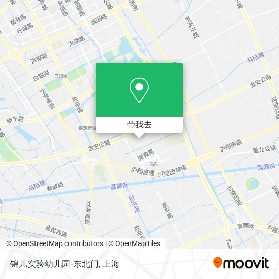 锦儿实验幼儿园-东北门地图