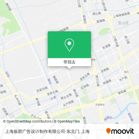 上海振群广告设计制作有限公司-东北门地图