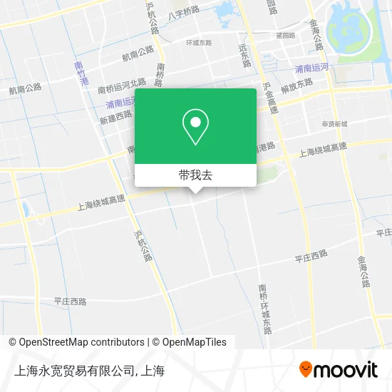 上海永宽贸易有限公司地图