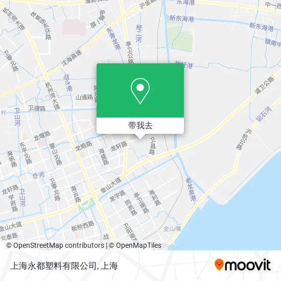 上海永都塑料有限公司地图