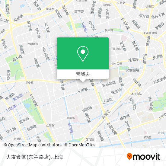 大友食堂(东兰路店)地图