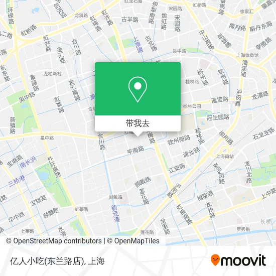 亿人小吃(东兰路店)地图