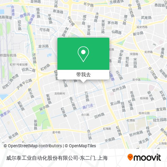 威尔泰工业自动化股份有限公司-东二门地图