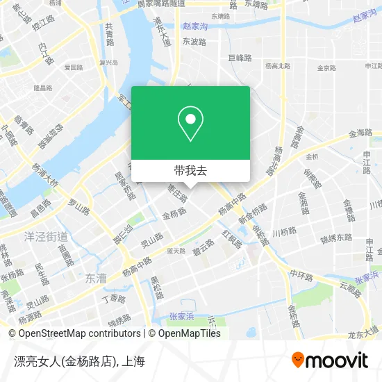 漂亮女人(金杨路店)地图