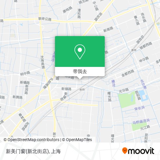 新美门窗(新北街店)地图