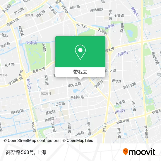 高斯路568号地图