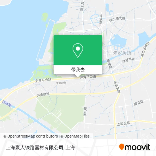 上海聚人铁路器材有限公司地图