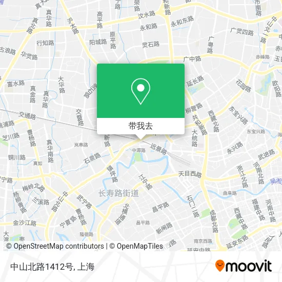 中山北路1412号地图